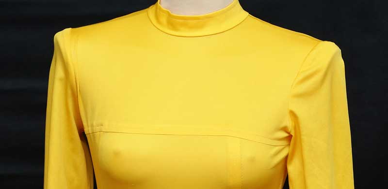 Blusa tipo 'body' de manga larga de azafata RENFE