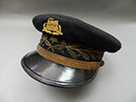 Gorra de inspector del Servicio de Movimiento de MZA (Fbrica de Gorras Alcaraz, Espaa, ca. 1936). Perteneci: Miguel Alcal Morales - Pieza IG: 01002