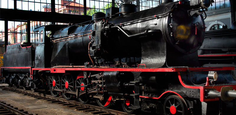 Locomotora de vapor 240-4001. Rodaje tipo mastodonte (Socit Alsacienne de Constructions Mcaniques, Francia, 1912)